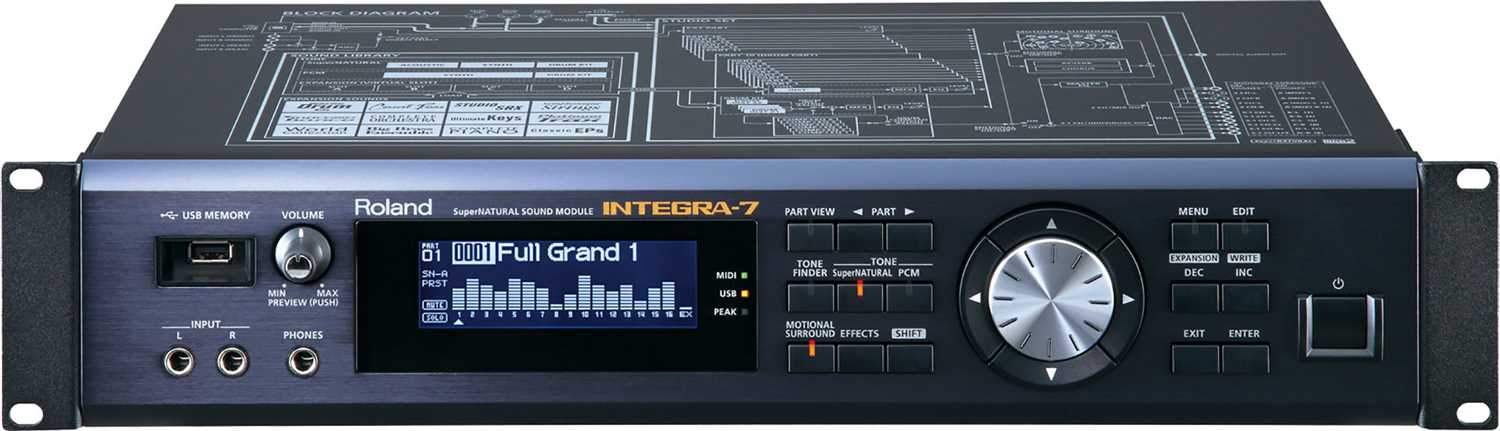 Roland Integra-7 Synthesizer Rack Sound Module - PSSL ProSound and Stage Lighting