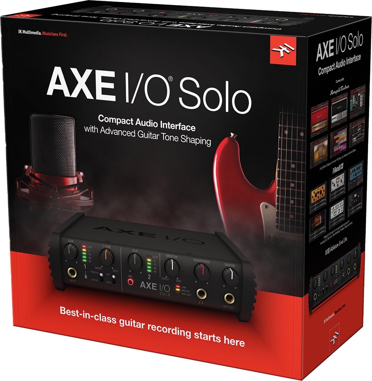 Ik Multimedia Axe I/O Solo Compact Audio Interface - PSSL ProSound and Stage Lighting