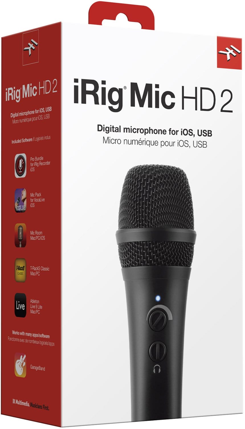 Ik Multimedia Irig Mic HD 2 Handheld Condenser Mic - PSSL ProSound and Stage Lighting