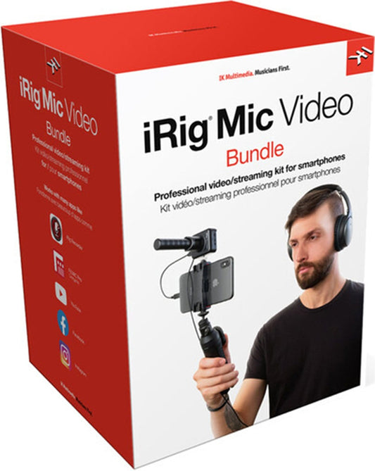 Ik Multimedia Irig Mic Video Bundle - PSSL ProSound and Stage Lighting