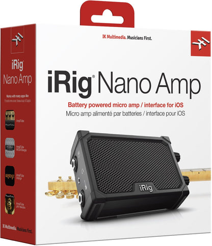 Ik Multimedia Irig Nano Amp 3W Pocket Amp - PSSL ProSound and Stage Lighting