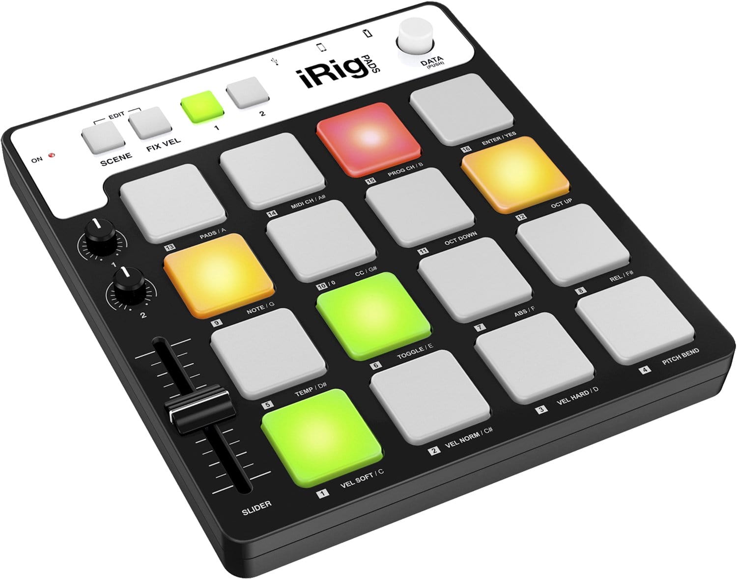 Ik Multimedia Irig Pads Pad-Style Midi Controller - PSSL ProSound and Stage Lighting