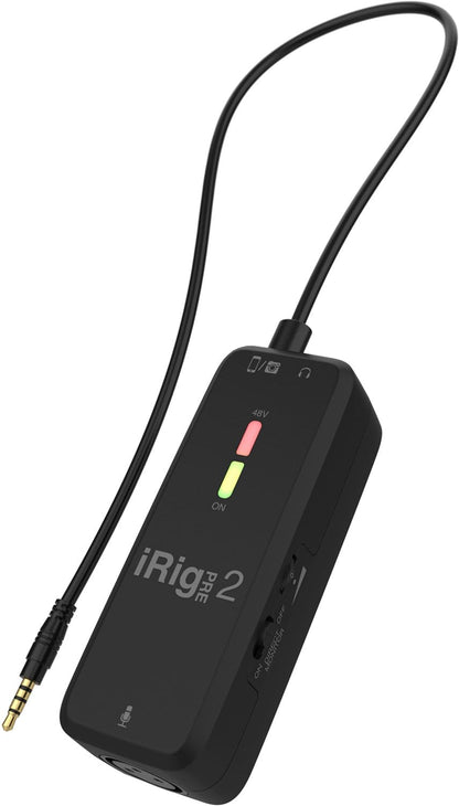 Ik Multimedia Irig Pre 2 Microphone Preamp - PSSL ProSound and Stage Lighting