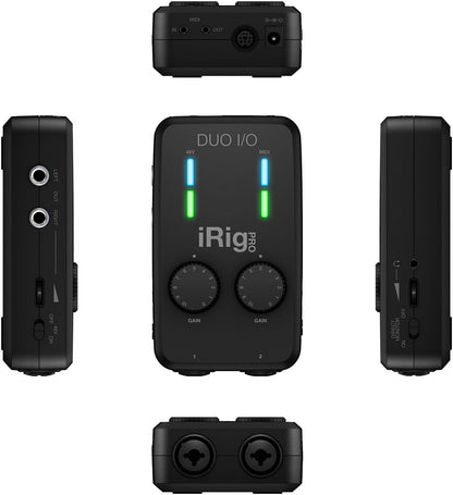 Ik Multimedia Irig Pro Duo I/O 2Ch Audio Interface - PSSL ProSound and Stage Lighting