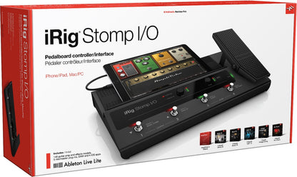 Ik Multimedia Irig Stomp I/O Pedalboard Control - PSSL ProSound and Stage Lighting