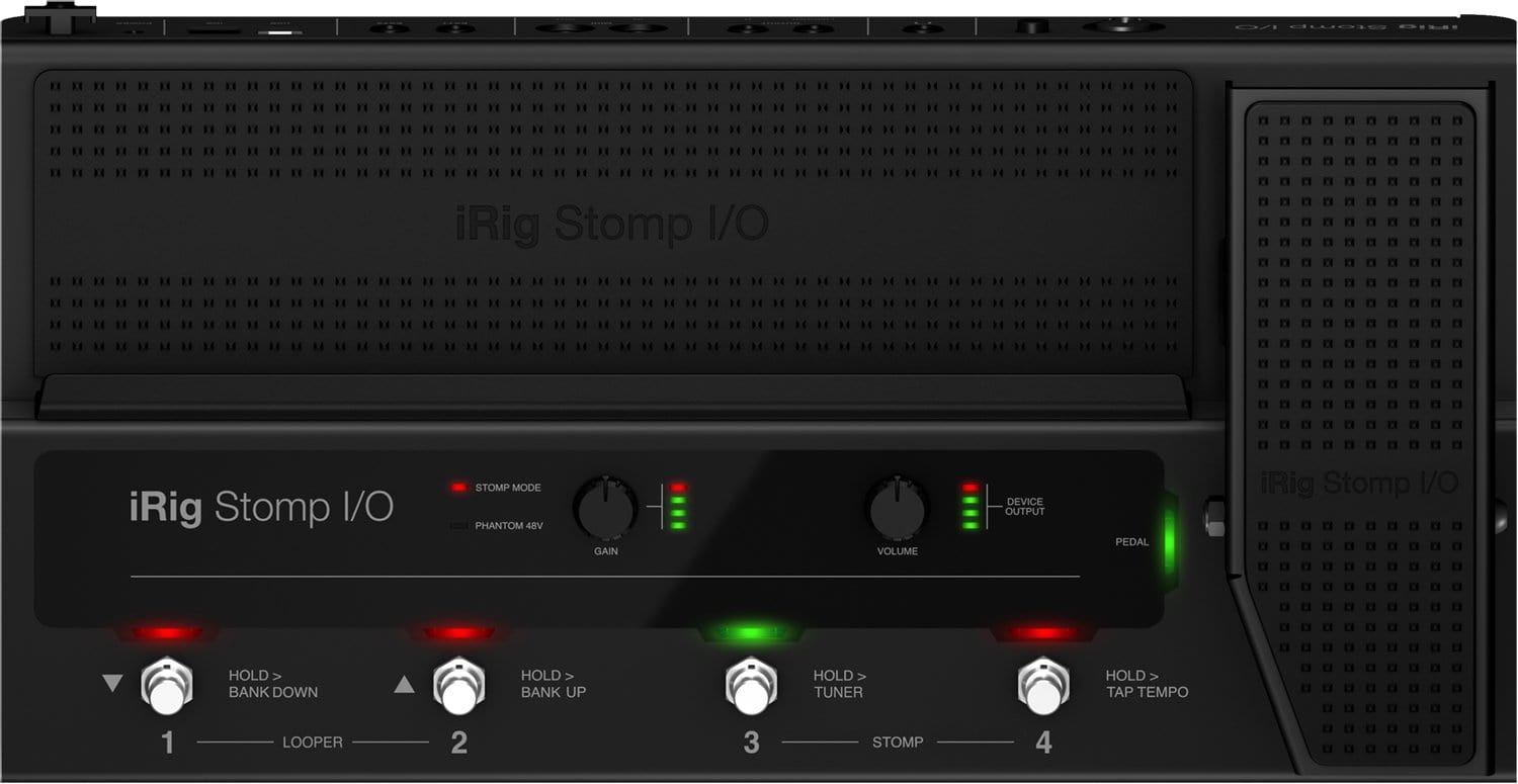 Ik Multimedia Irig Stomp I/O Pedalboard Control - PSSL ProSound and Stage Lighting