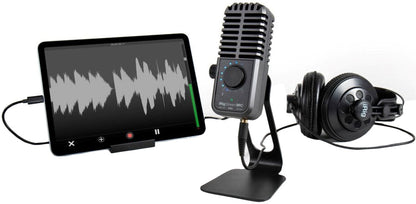 IK Multimedia IP-IRIG-STRMMICPRO-IN iRig Stream Mic Pro Audio Interface with Integrated Microphone - PSSL ProSound and Stage Lighting