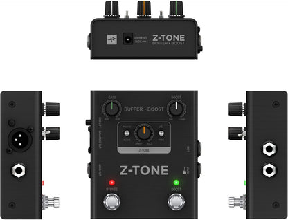 Ik Multimedia Z-Tone Buffer Boost Preamp/DI Pedal - PSSL ProSound and Stage Lighting