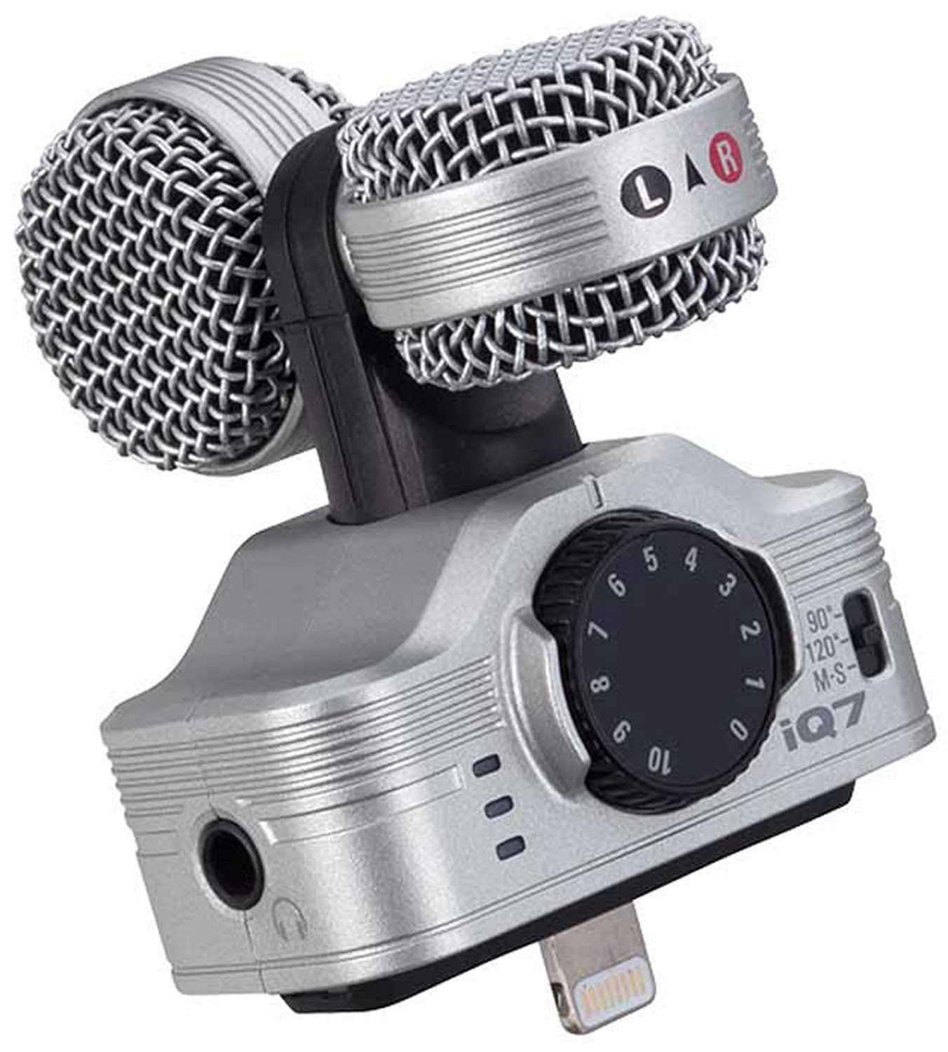 Zoom IQ7 MS Stereo Microphone for iPhone & iPad - PSSL ProSound and Stage Lighting