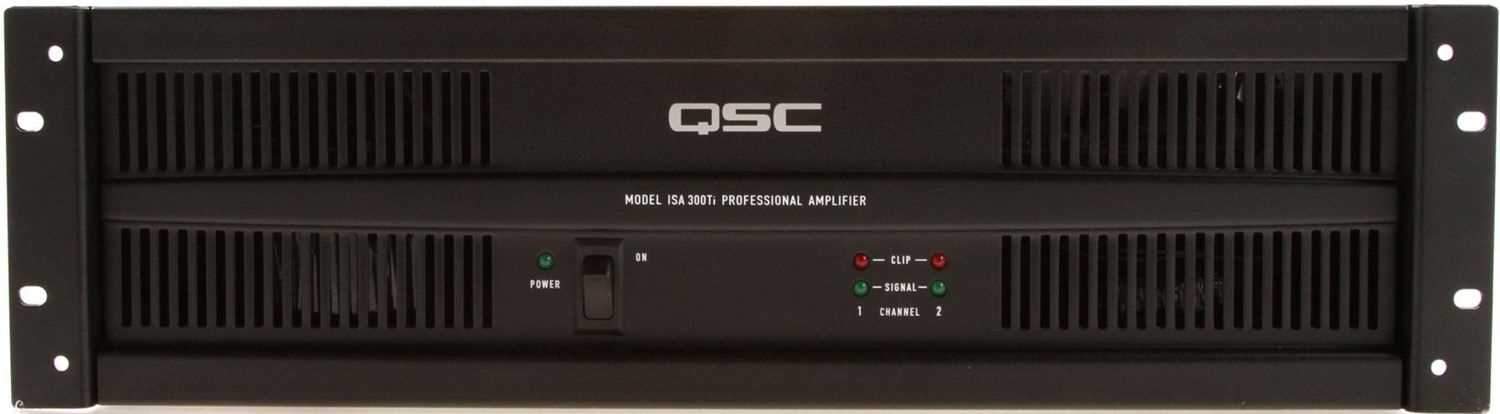 QSC Amplificador de potencia de 2 canales ISA750 650W QSC Amplificador de potencia de 2 canales ISA750 650W