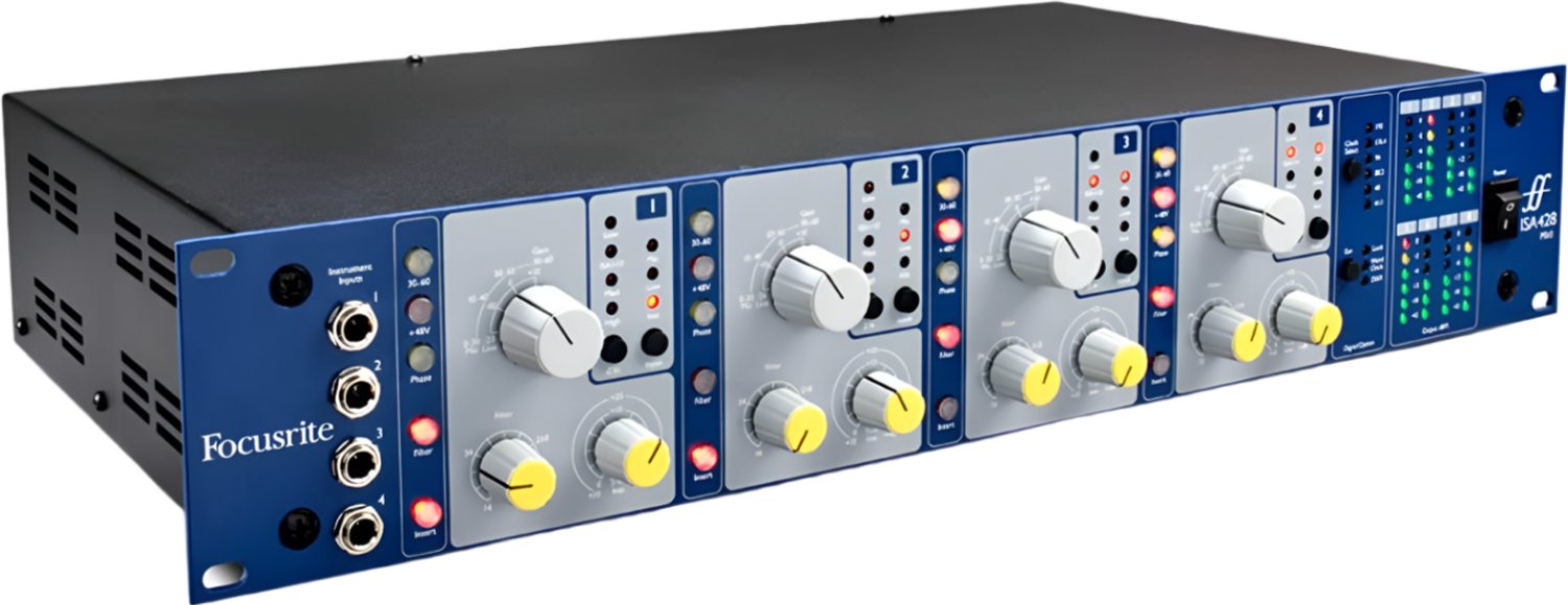 Focusrite ISA428MKII 4 Channel Pro Mic Pre Amp - PSSL ProSound and Stage Lighting