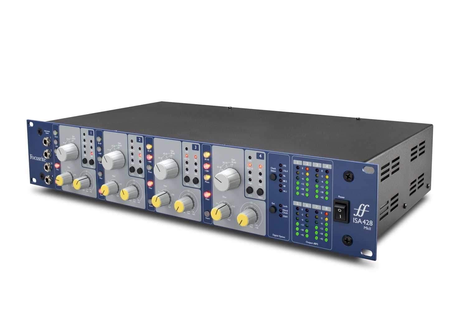 Focusrite ISA428MKII 4 Channel Pro Mic Pre Amp - PSSL ProSound and Stage Lighting