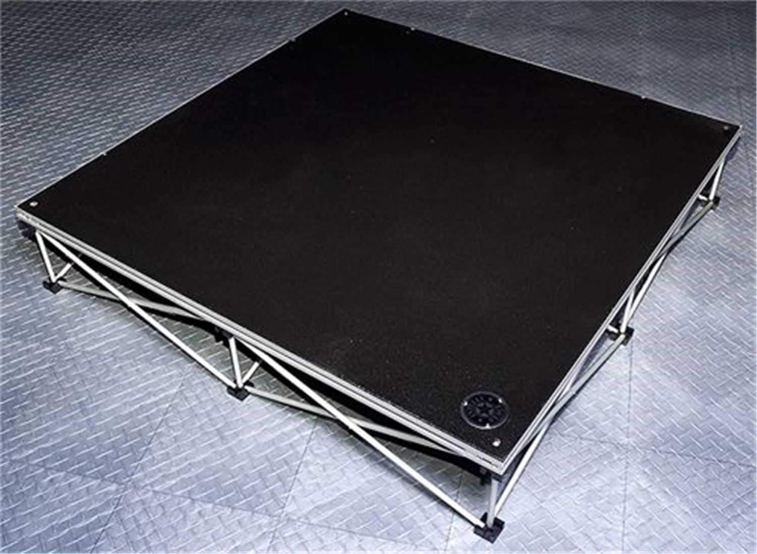 IntelliStage ISP4X4TD 4x4 Ft Square TuffCoat Stage Platform (2-Pack) - PSSL ProSound and Stage Lighting