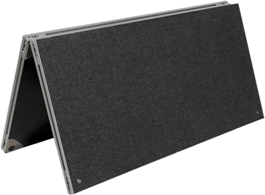 IntelliStage ISPF4X4C 4 Ft x4 Ft Square Folding Carpeted Platform - PSSL ProSound and Stage Lighting