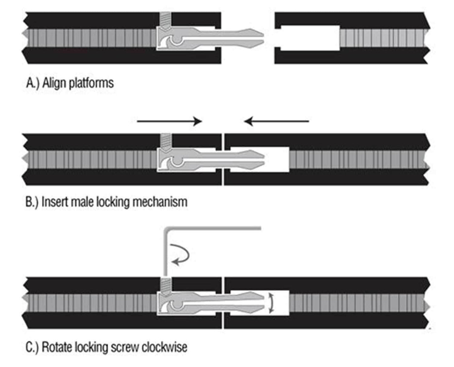 IntelliStage ISTPC3 Carpeted Triangle Stage Platform - PSSL ProSound and Stage Lighting