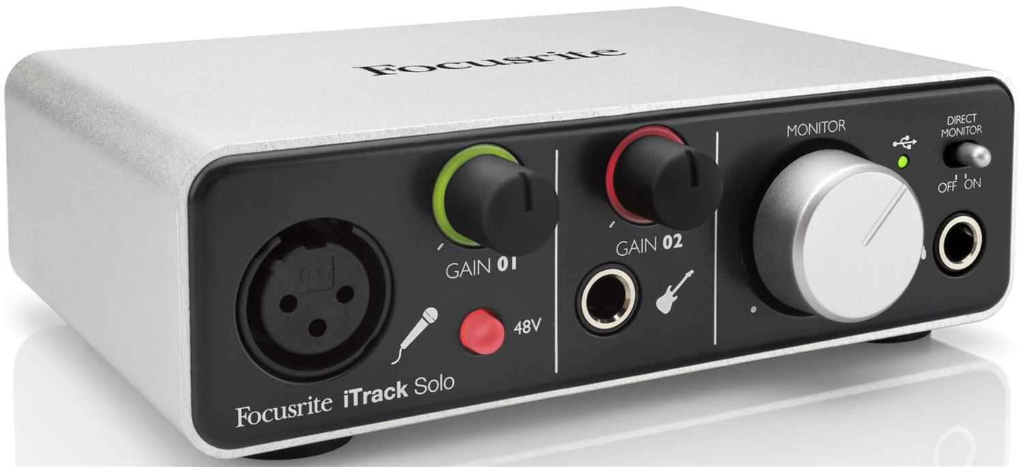 Focusrite ITRACK-SOLO USB/iPad Audio Interface - PSSL ProSound and Stage Lighting