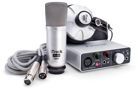 Focusrite iTrack Studio Recording Pack - Lightning - PSSL ProSound and Stage Lighting