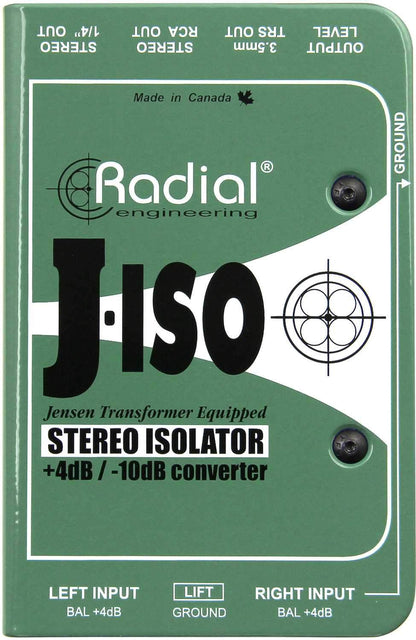 Radial J-Iso Full Range Passive Stereo Converter - PSSL ProSound and Stage Lighting