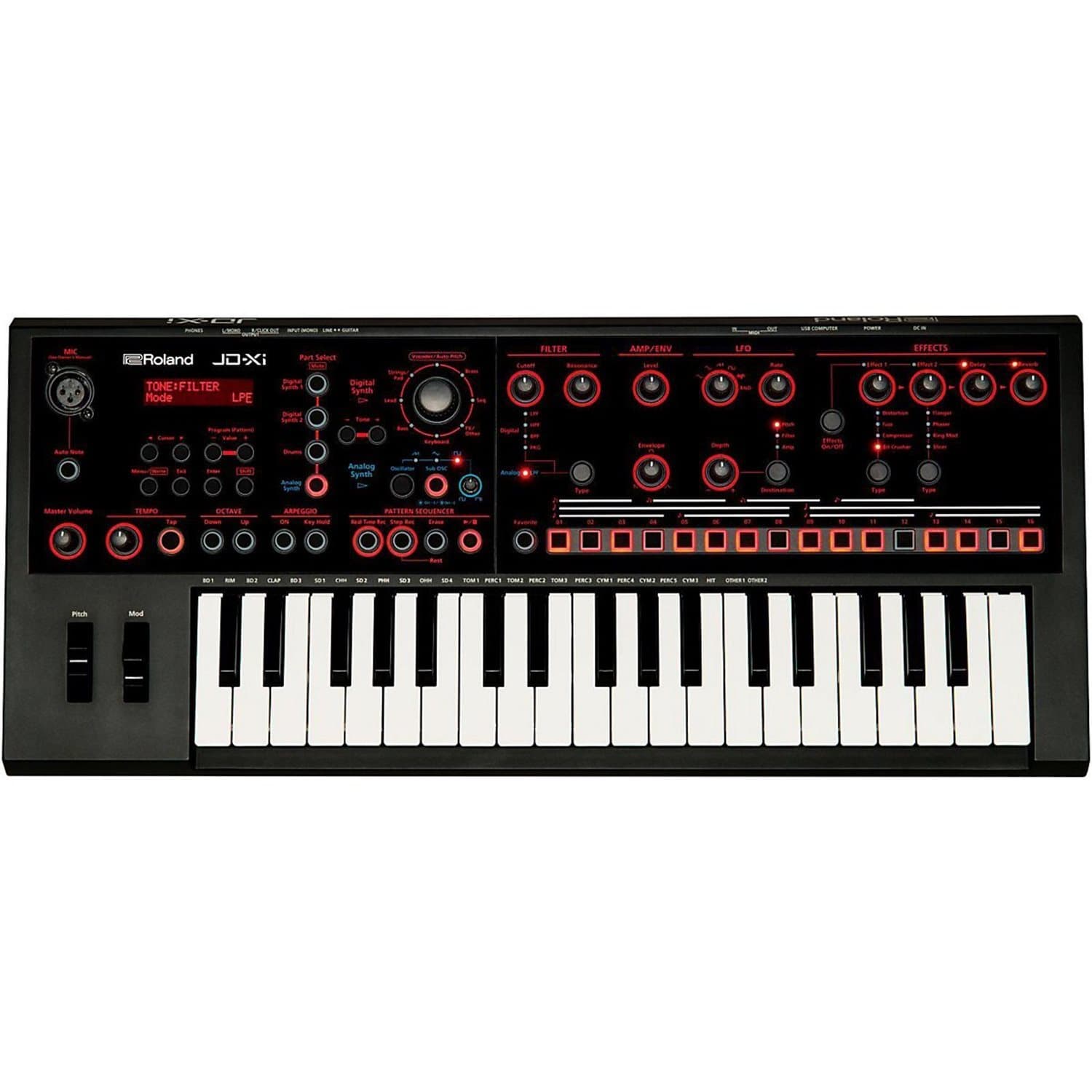 Roland JD-XI Interactive Analog & Digital Synth - PSSL ProSound and Stage Lighting