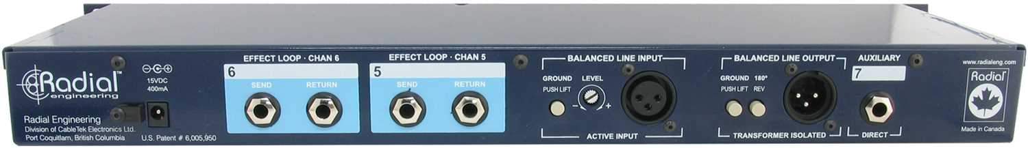 Radial JD7 Guitar Signal Splitter & Distro - PSSL ProSound and Stage Lighting