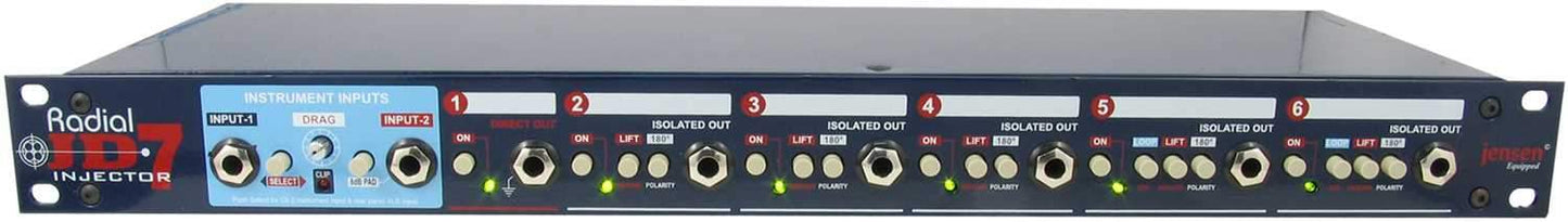 Radial JD7 Guitar Signal Splitter & Distro - PSSL ProSound and Stage Lighting