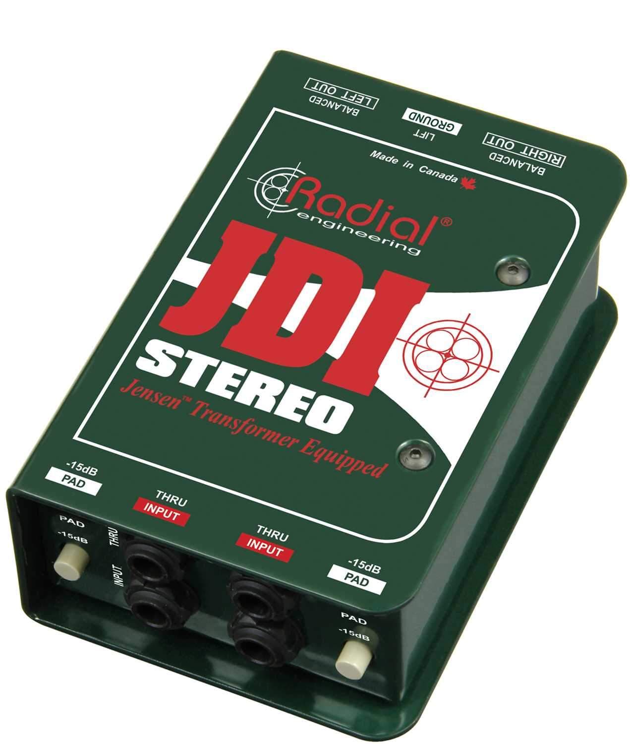 Radial JDI Stereo 2-Channel Passive Direct Box