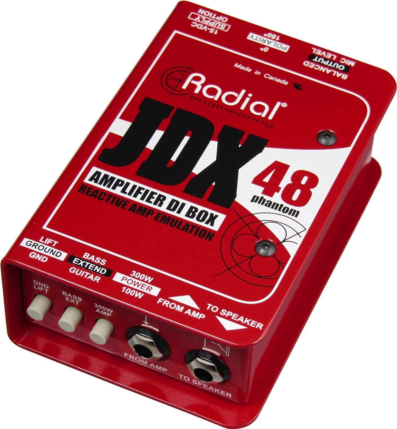 Radial JDX-48 Guitar Amp DI with Speaker Emulation - PSSL ProSound and Stage Lighting