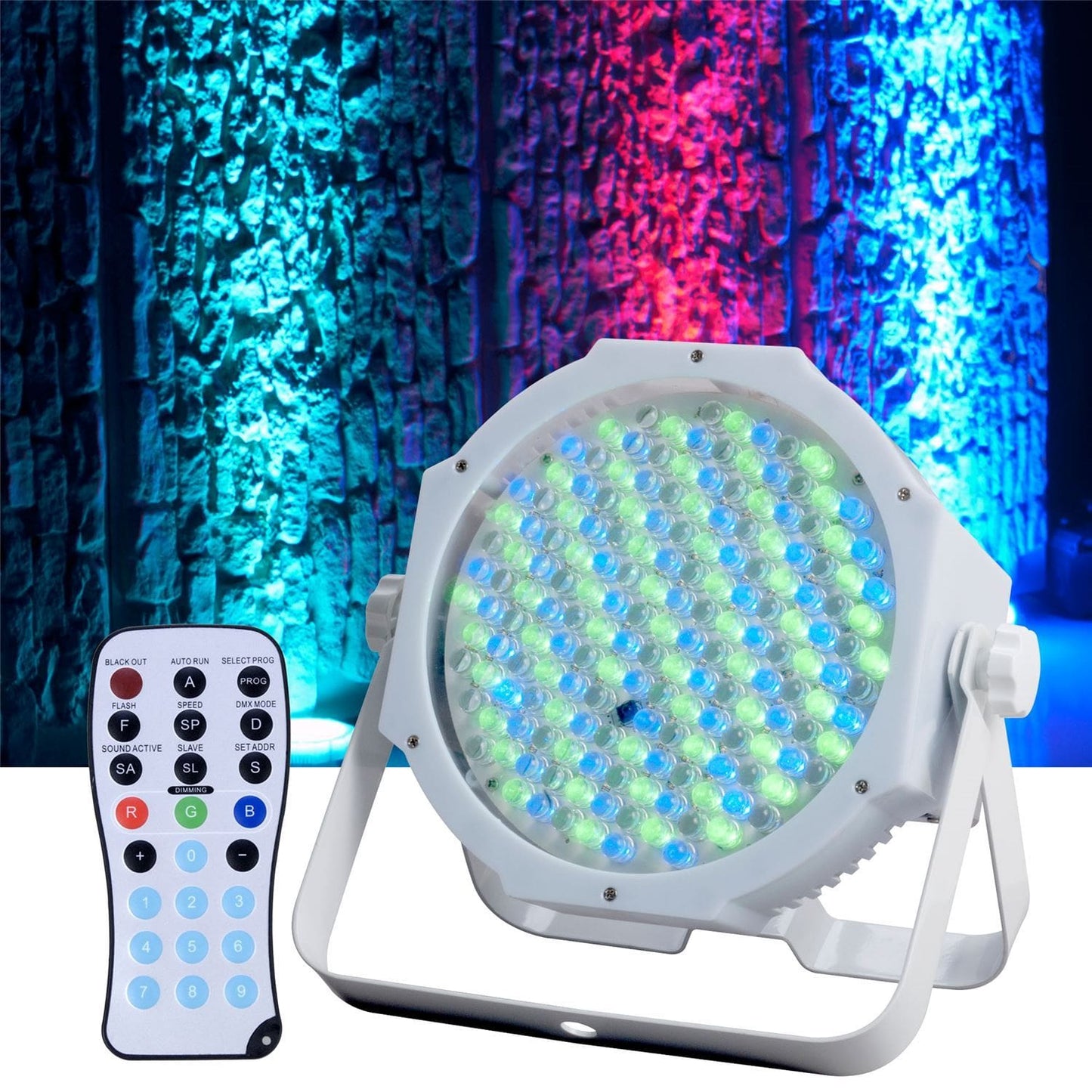 American DJ Jelly Go Par 64 RGB Batt Pow LED Wash - PSSL ProSound and Stage Lighting