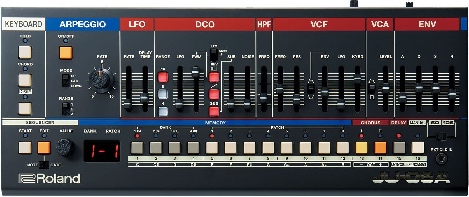 Roland JU-06A Boutique Series Synthesizer - PSSL ProSound and Stage Lighting