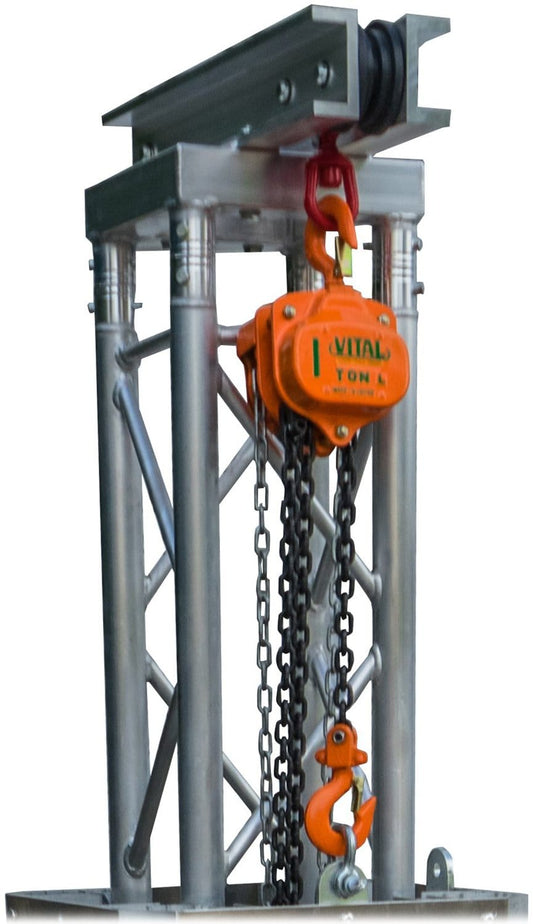 JMAZ 20Ft (6 Meter) Manual Chain Hoist rated 1 Ton - ProSound and Stage Lighting