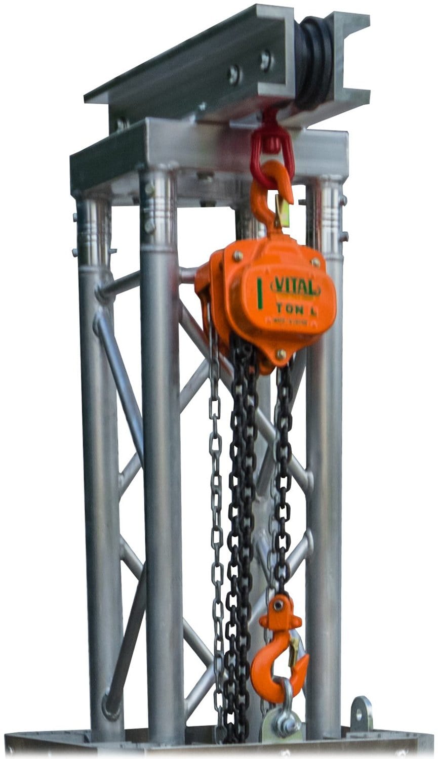 JMAZ 33-Foot (10 Meter) Manual Chain Hoist Rated 1-Ton - Solotech