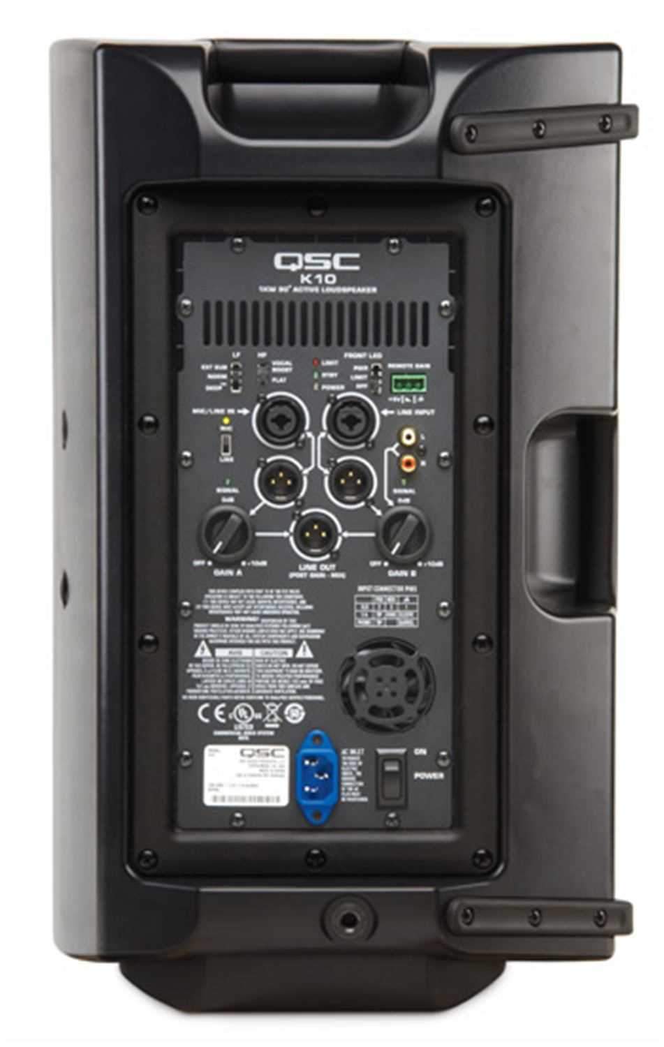 QSC K10 10-Inch 2-Way Powered PA Speaker 1000W - PSSL ProSound and Stage Lighting