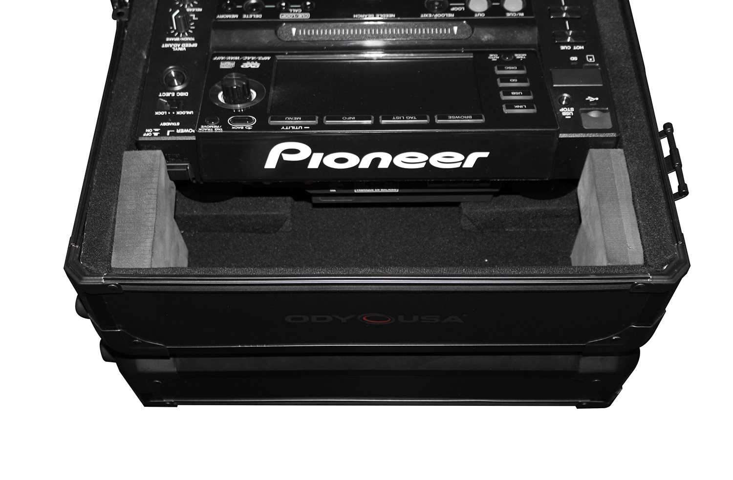 Odyssey K12MIXCDJBL Black Krom Case for 12-Inch DJ Mixer or CD Player - PSSL ProSound and Stage Lighting