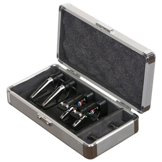 Odyssey KCC4PROSL Silver Cartridge Case Holds (4) - PSSL ProSound and Stage Lighting