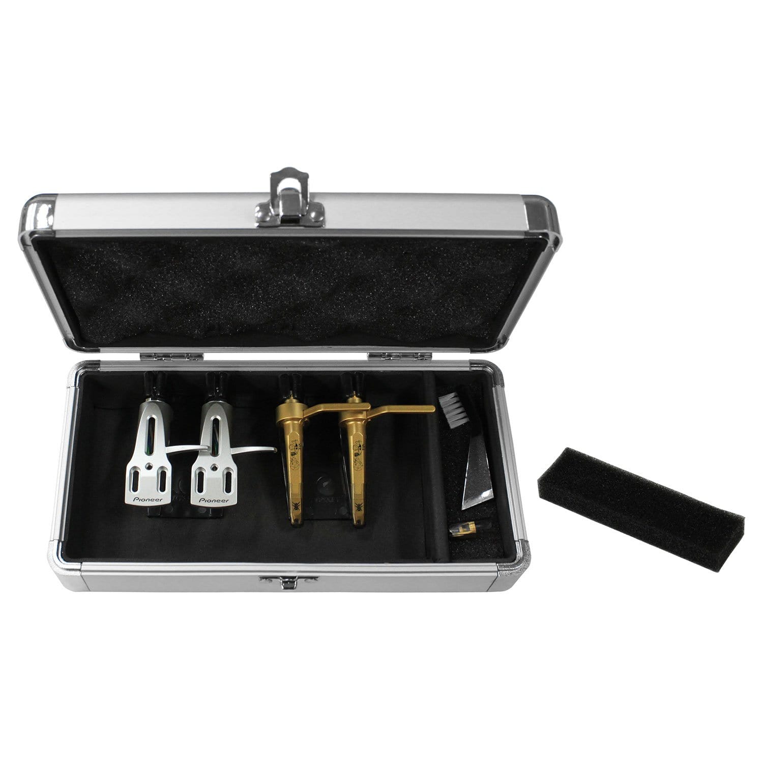 Odyssey KCC4PR2SD Krom Silver Diamond Case 4 DJ Cartridges - PSSL ProSound and Stage Lighting