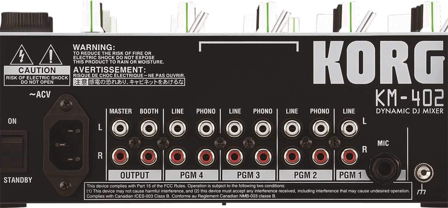 Korg KM-402 4-Channel Mixer with Integrated KAOSS Pad - PSSL ProSound and Stage Lighting