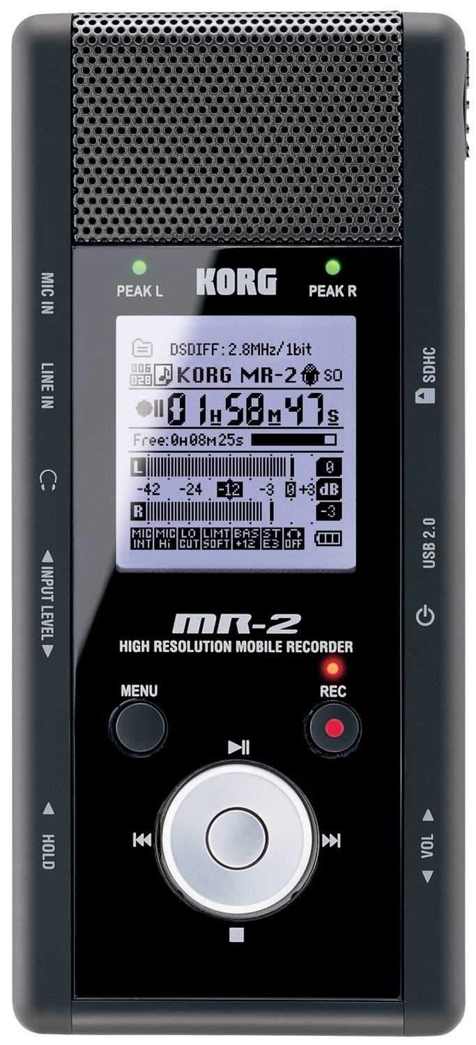 Korg MR2 Hi Res Stereo Mobile Recorder (SD Card) - PSSL ProSound and Stage Lighting