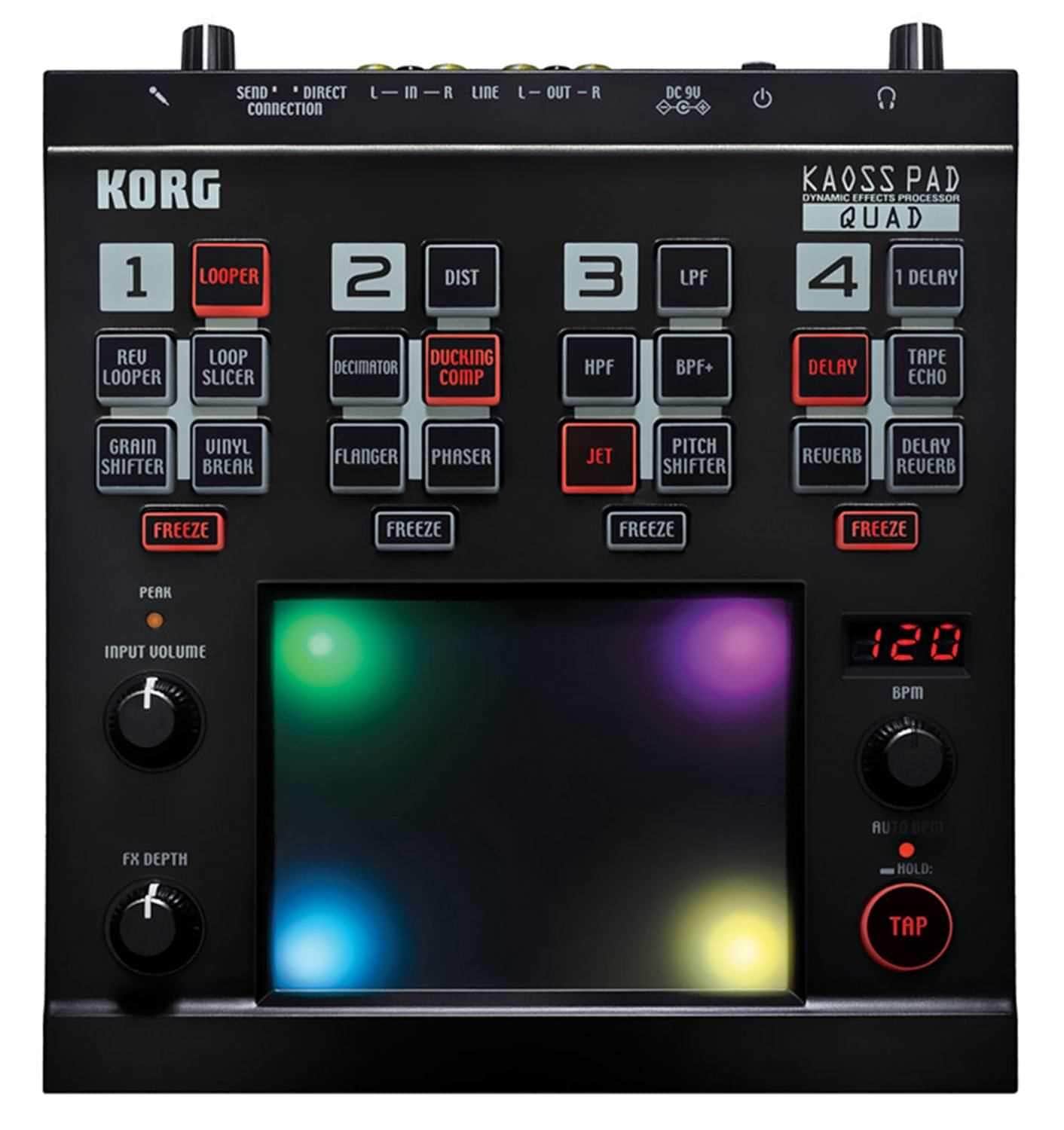 Korg KPQUAD Kaoss Pad Quad Dynamic Effects Procs - PSSL ProSound and Stage Lighting