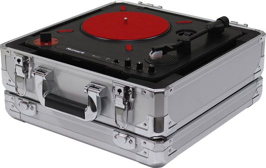 Odyssey KPT01SIL Krom Numark PT01 Scratch Turntable Case Silver - PSSL ProSound and Stage Lighting