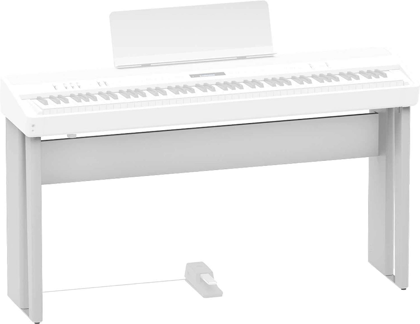 Roland KSC-90-WH White Piano Stand for FP-90 - PSSL ProSound and Stage Lighting