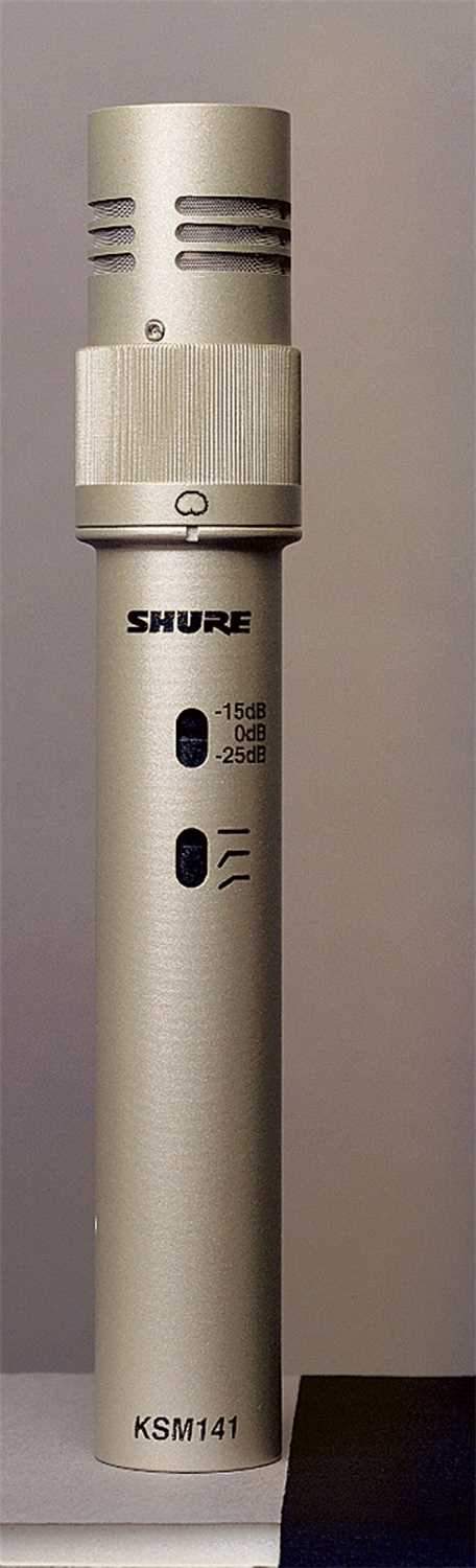 Shure KSM141/SL Dual-Pattern Studio Condenser Mic - PSSL ProSound and Stage Lighting