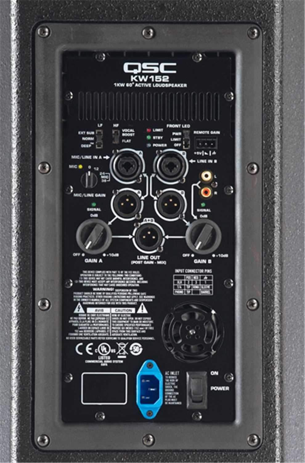 Active Loudspeaker Qsc K 15 Speakers QSC KW152 15-Inch 2-Way KW