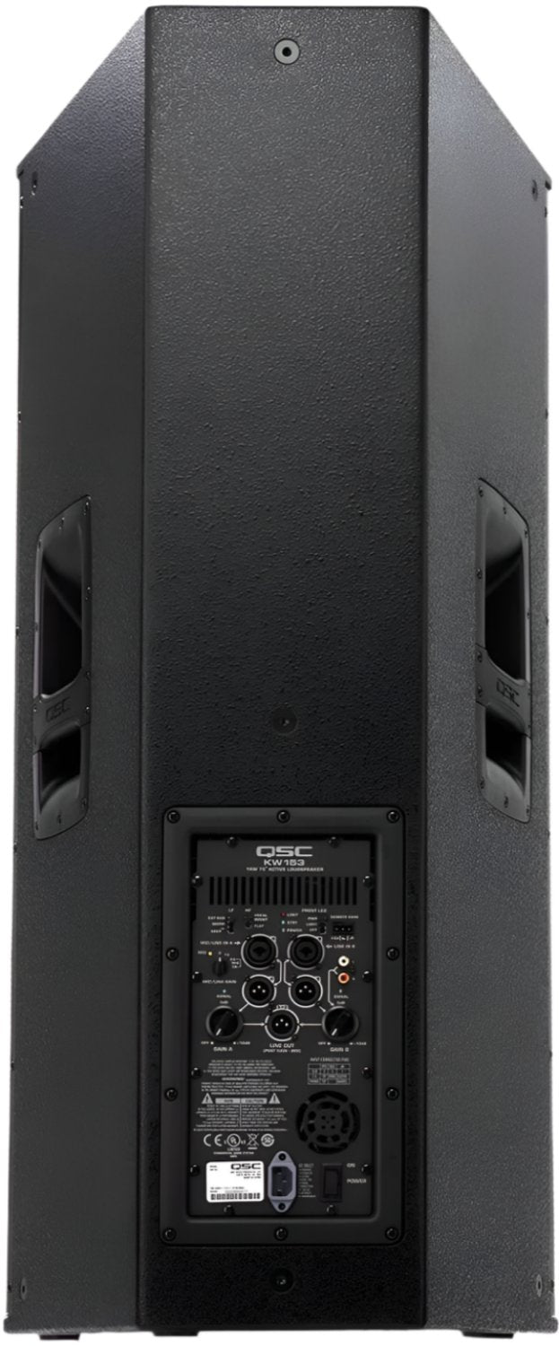 QSC KW153 15-Inch 3-Way Powered Speaker 1000W - PSSL ProSound and Stage Lighting