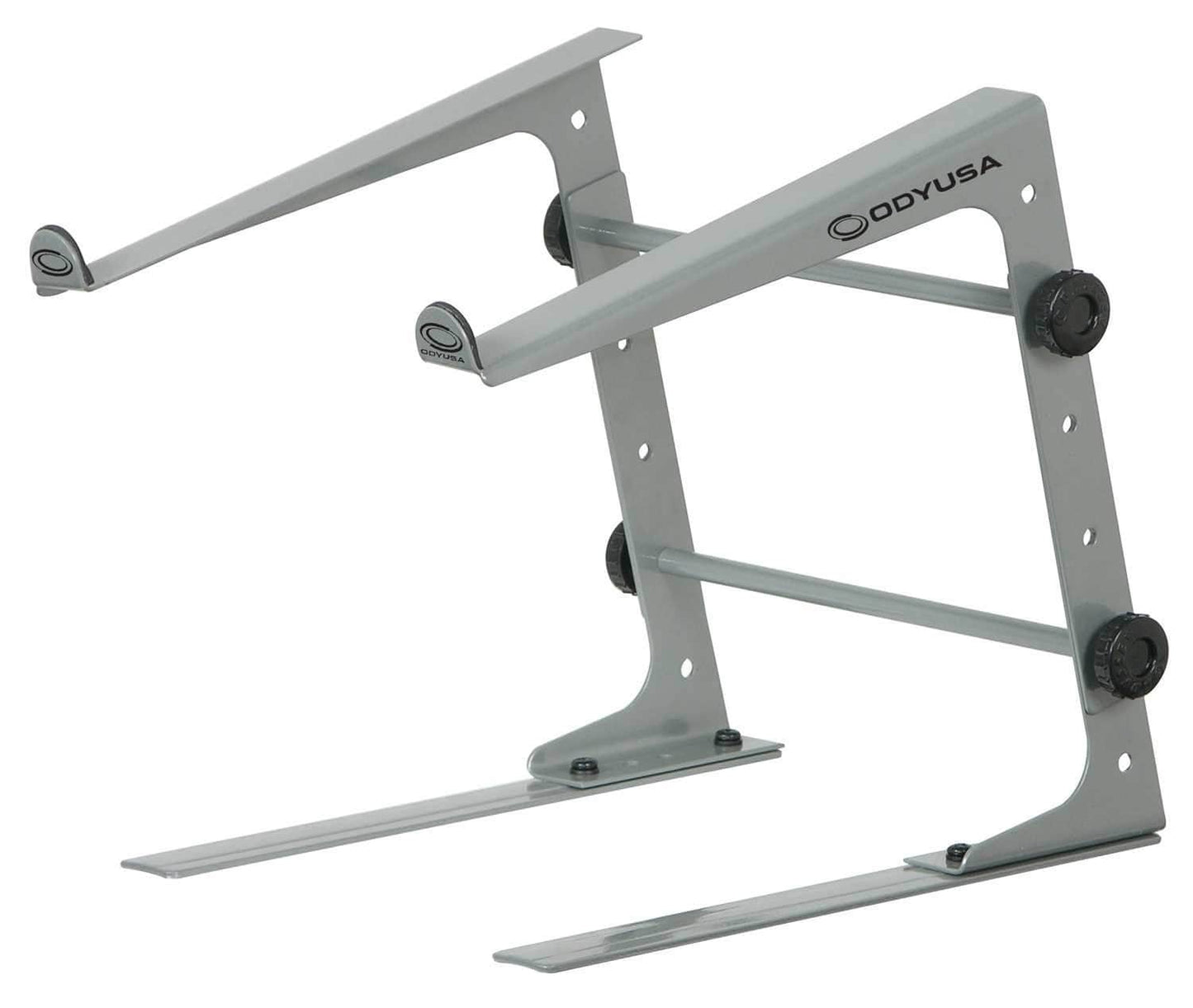 Odyssey LSTAND Gray DJ Laptop Stand with Clamps - PSSL ProSound and Stage Lighting