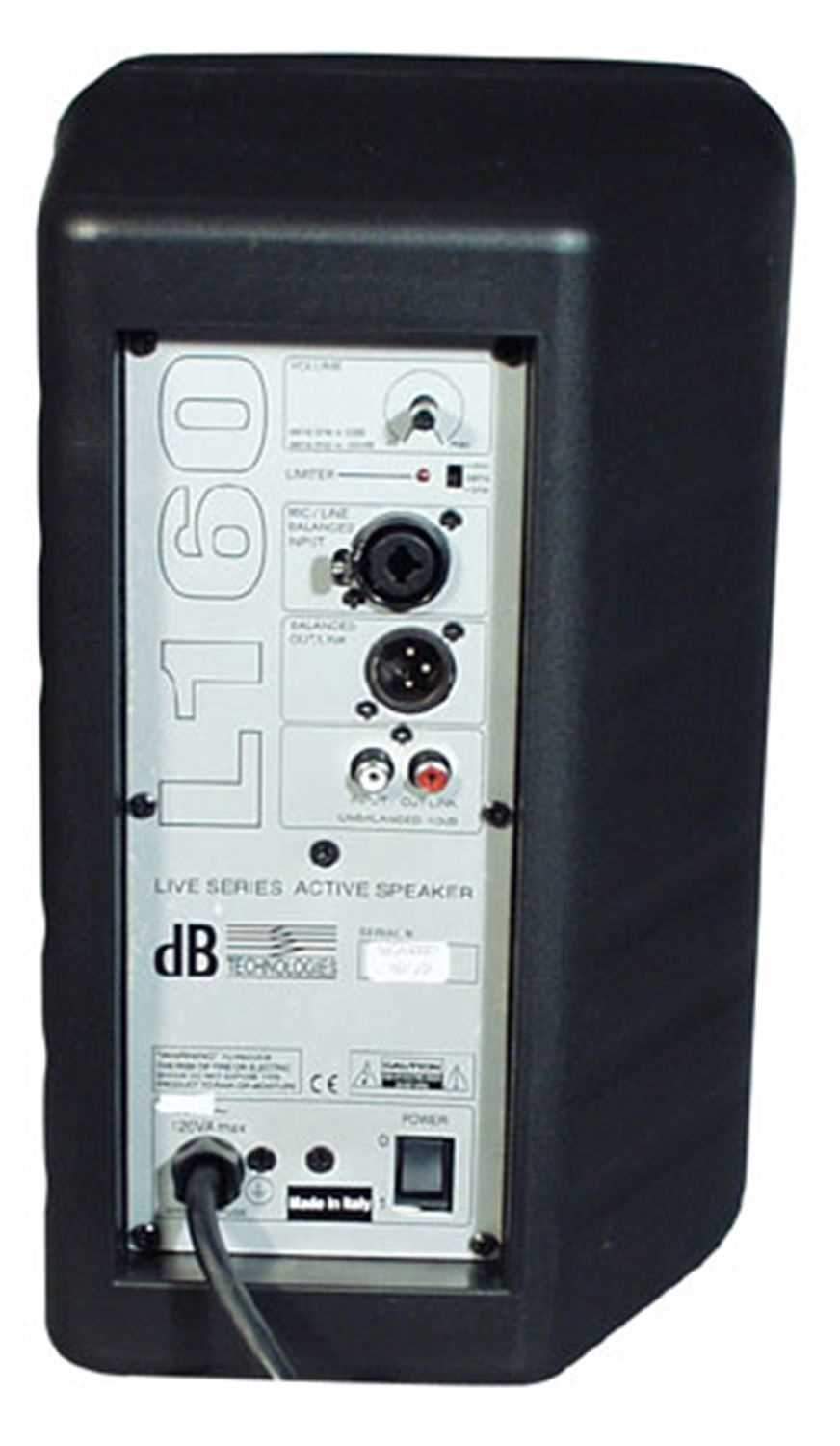 DB Technologies L160 Powered 6.5 160 Watt Speaker - PSSL ProSound and Stage Lighting