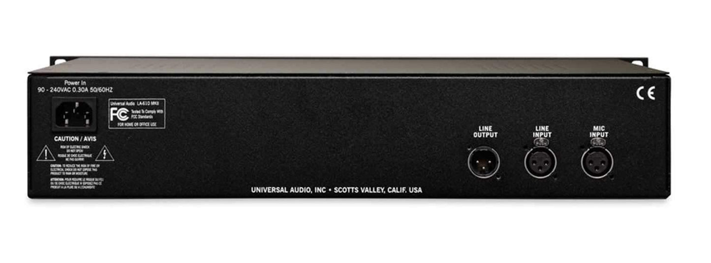 Universal Audio LA-610MKII Tube Recording Channel - PSSL ProSound and Stage Lighting