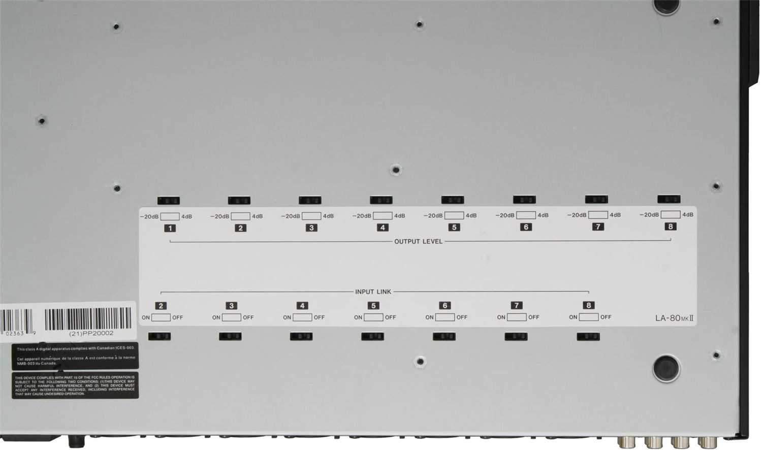 Tascam LA80MKII Unbalanced To Balanced Line Amp - PSSL ProSound and Stage Lighting