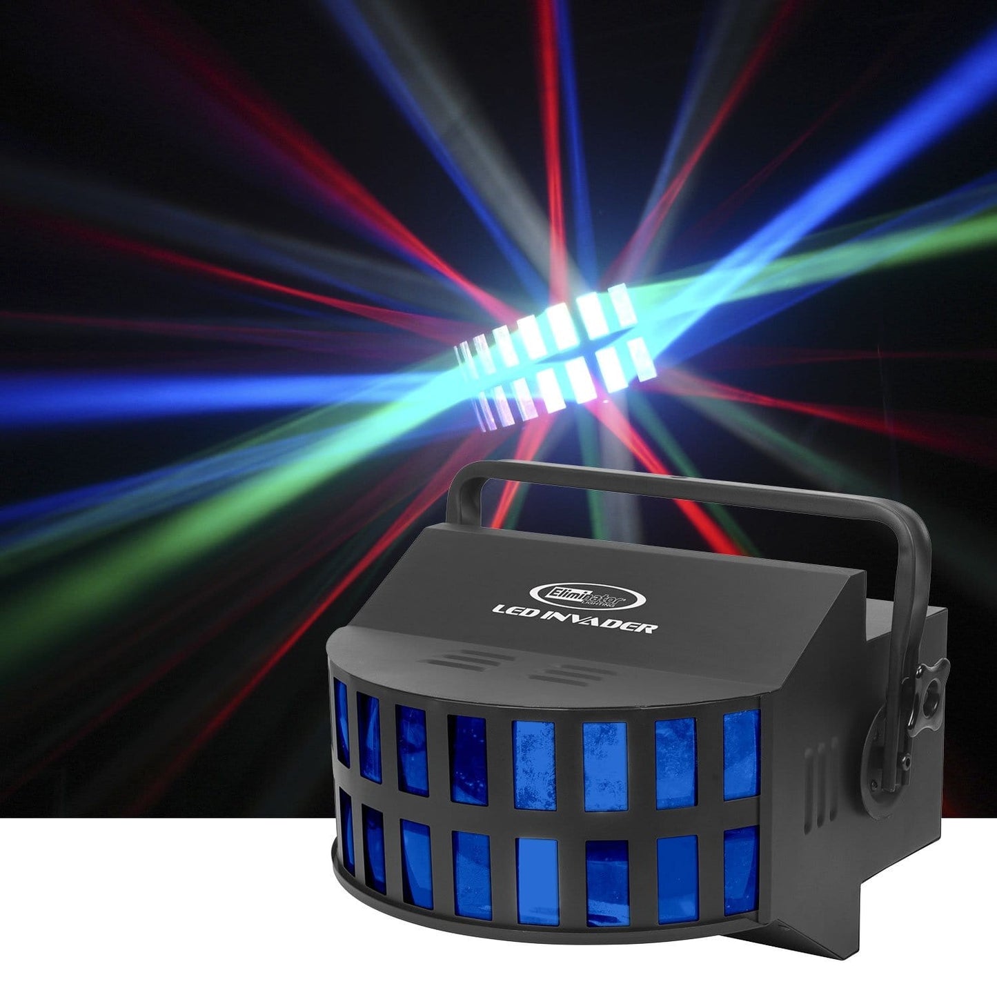 Eliminator LED Invader Double Derby FX Light - PSSL ProSound and Stage Lighting