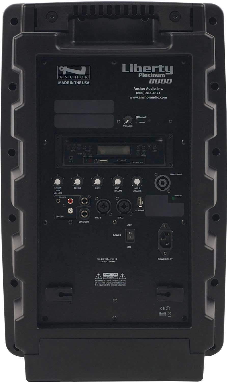 Anchor LIB8000CAC Liberty AC with Bluetooth & Player - PSSL ProSound and Stage Lighting