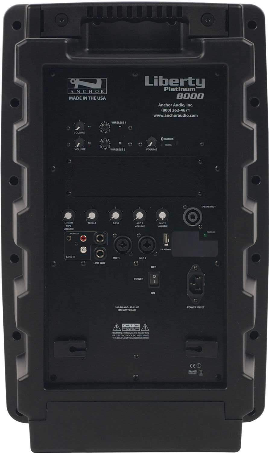 Anchor LIB8000U2AC Liberty with Bluetooth 2 Receivers - PSSL ProSound and Stage Lighting